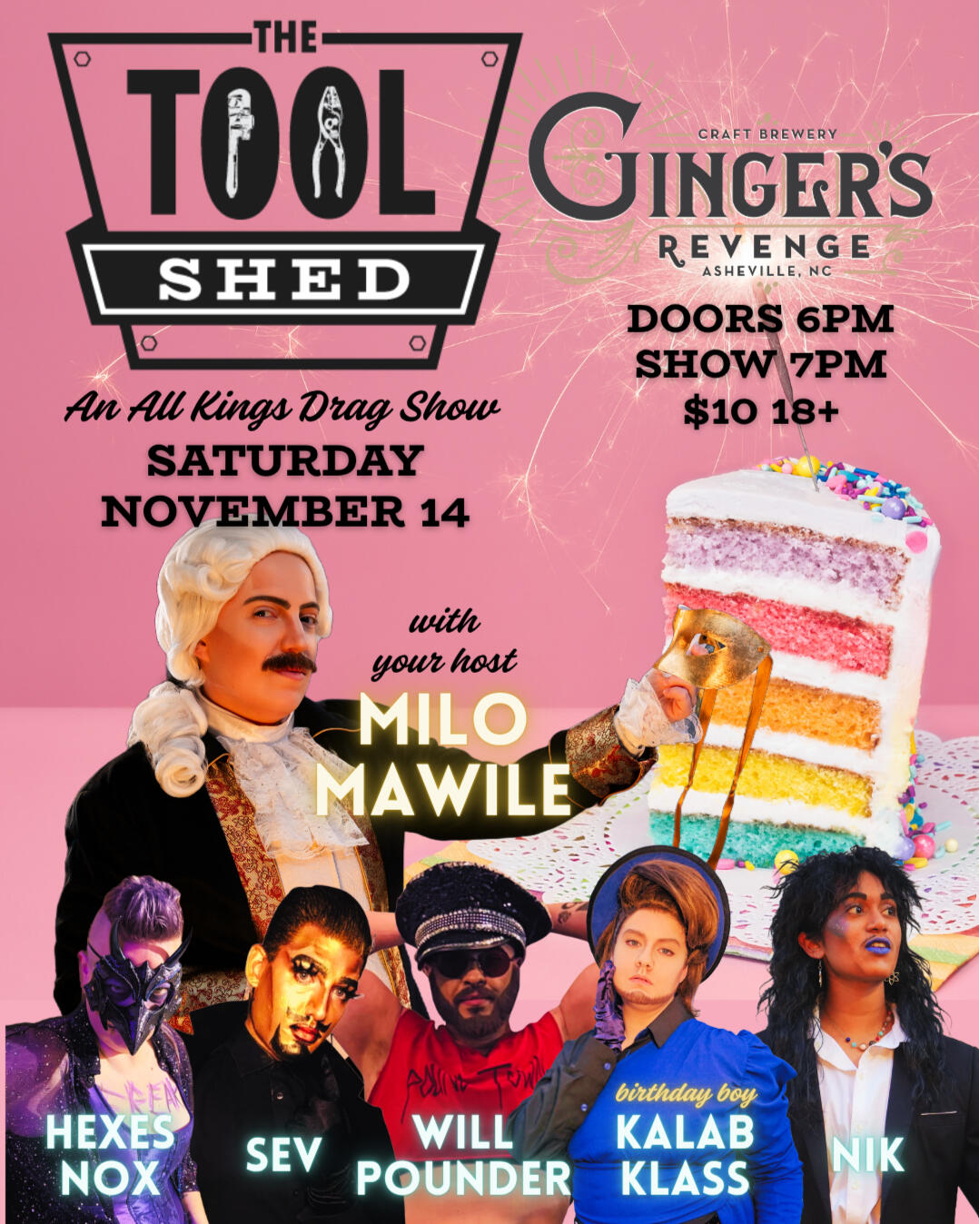 Tool Shed Milo Mawile, Drag Dad of Asheville